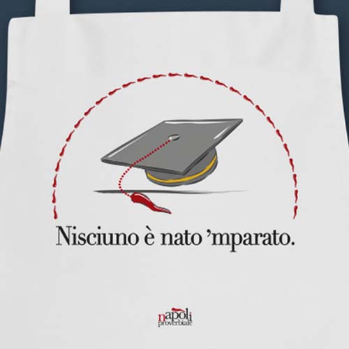 GREMBIULE NAPOLI PROVERBIALENP0205- GREMBIULE DA CUCINA NAPOLI PROVERBIALE